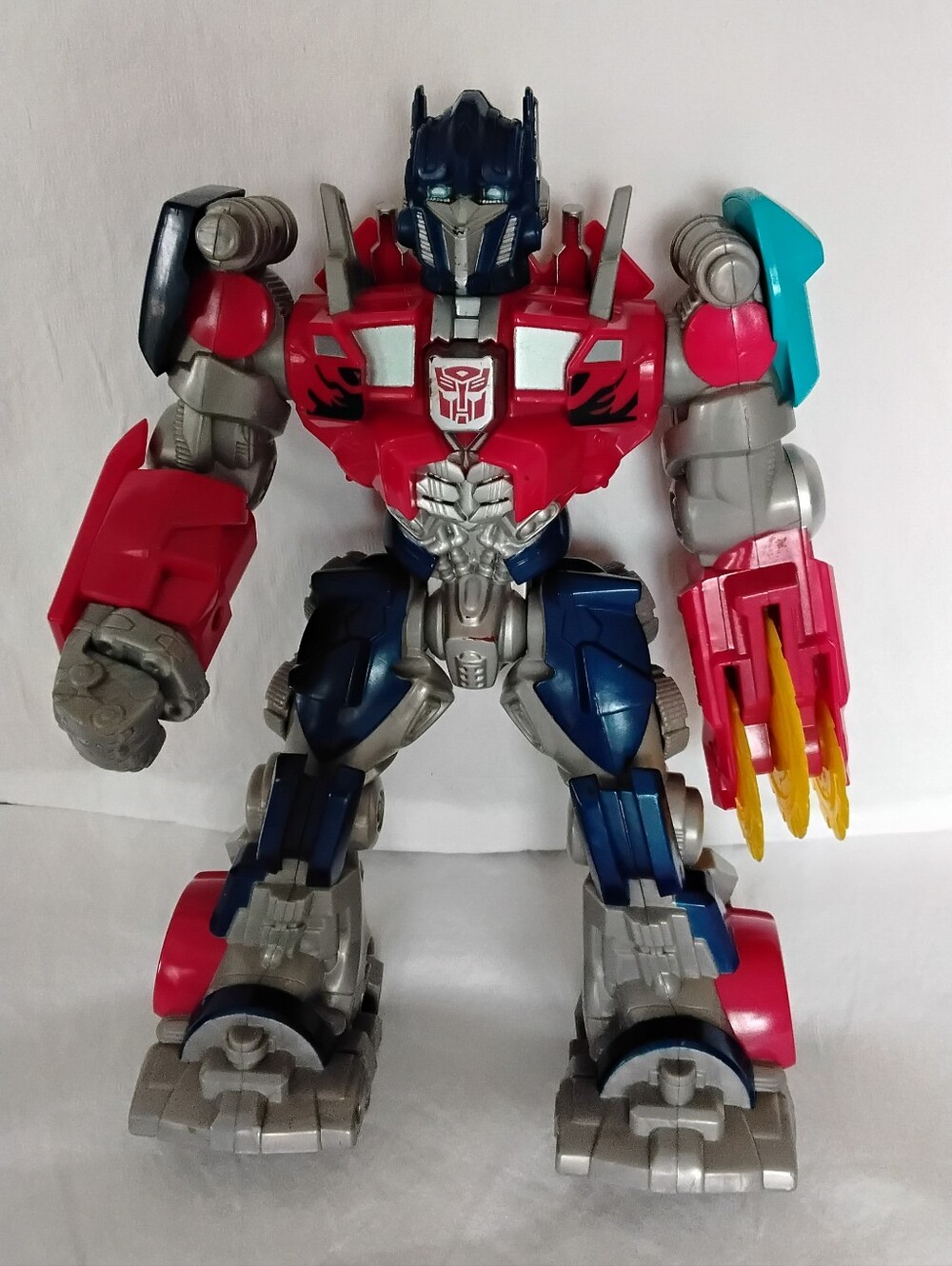 Hasbro Optimus Prime Transforming Blue & Red Action Robot Figure